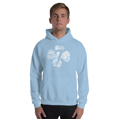 Team 7 x Light Blue Pull Over Hoodie